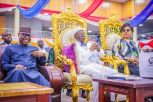 Governor Oyebanji, Aare Babalola and others at the lecture2