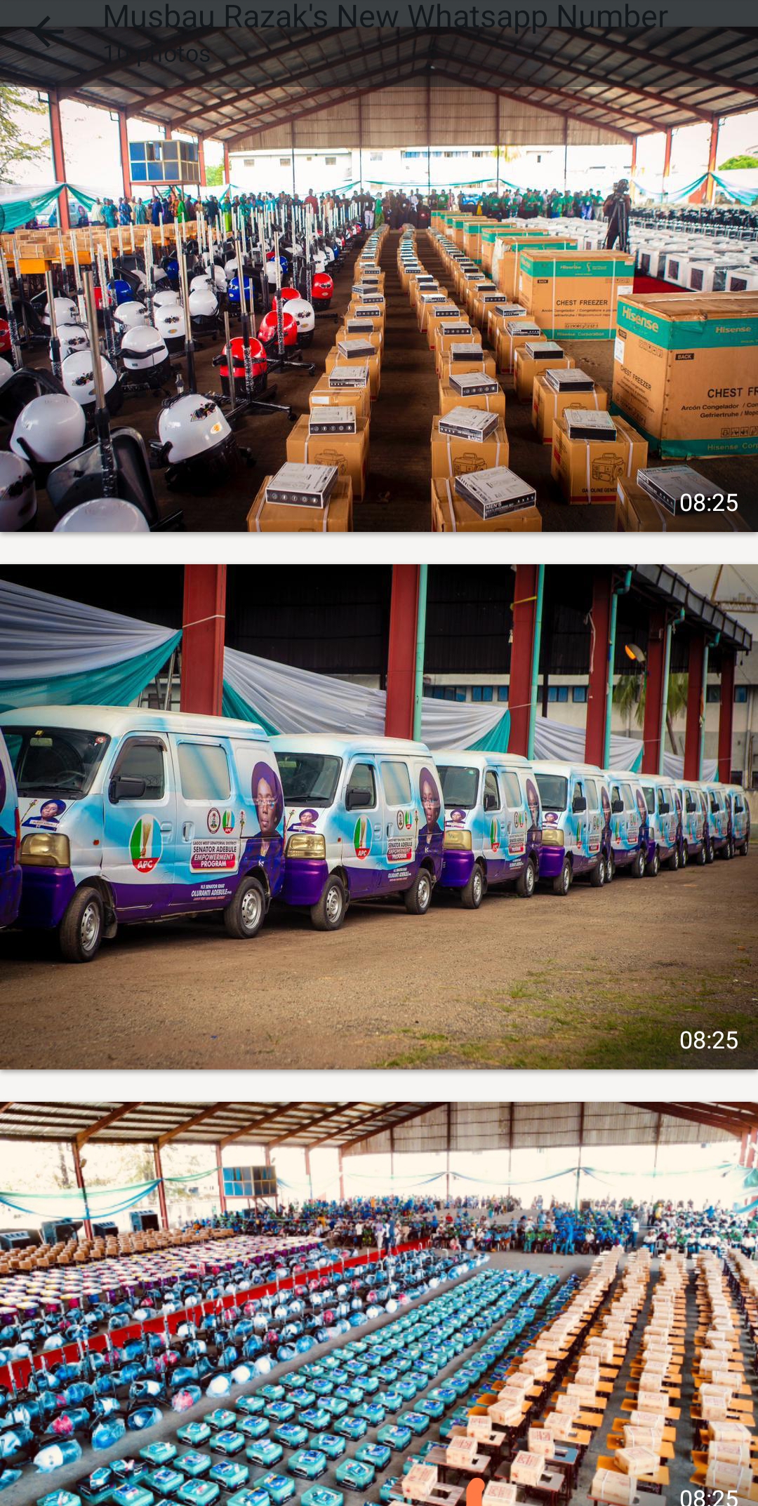 Senator Oluranti Adebule's constituency projects