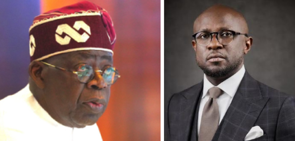 President Bola Tinubu and Hon. Oluwatosin Shoga, Director-General of the City Boy Movement