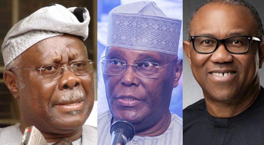 Bode Gorge, Atiku Abubakar, and Peter Obi