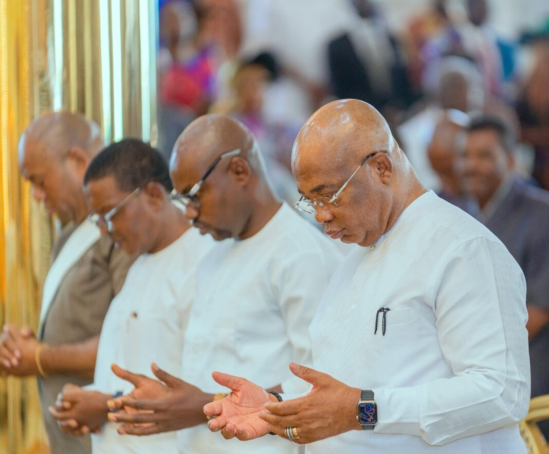 Governor Hope Uzodimma and othrs at Thanksgiving Service