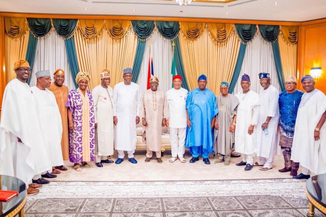 President Tinubu, the Osun APC governorship aspirants and others