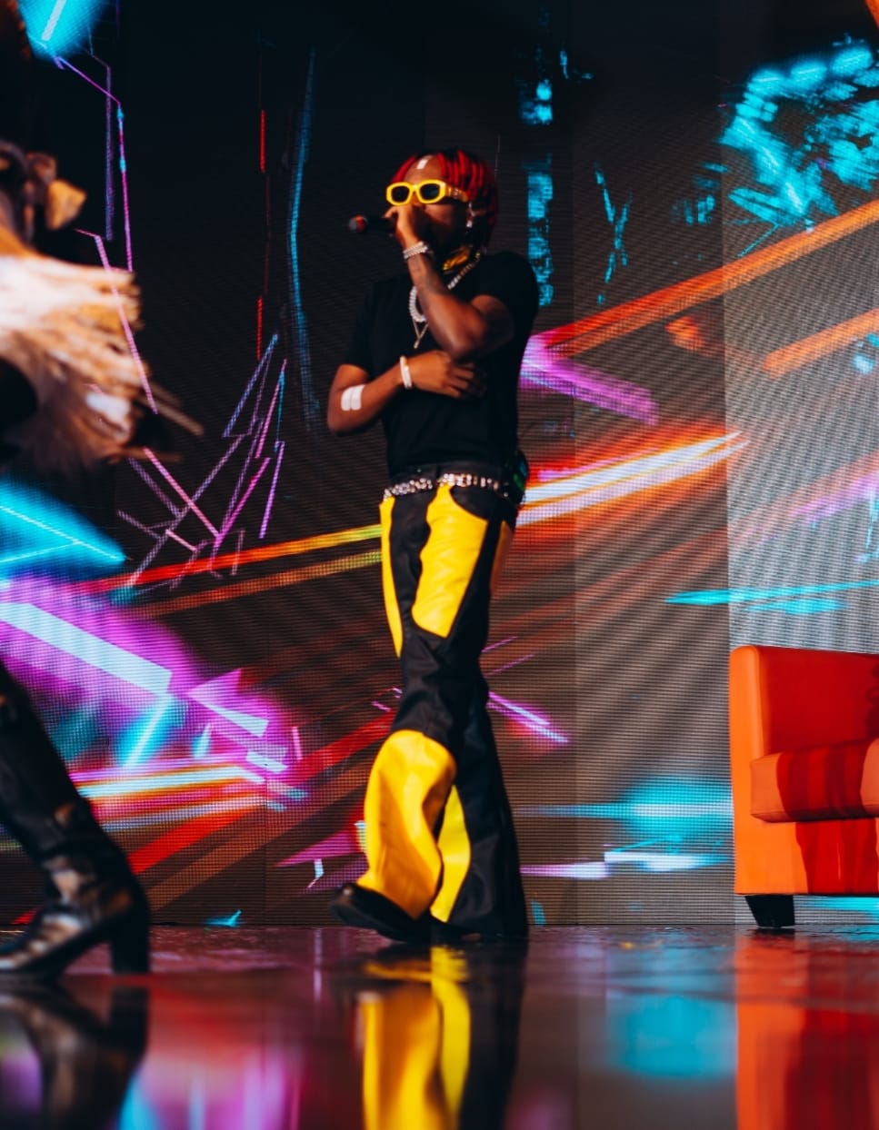 Innoss B of DRC, performing on stage at the 9th edition of AFRIMA Awards held at Eko Hotels and Suites, Lagos on Sunday, January 11, 2026