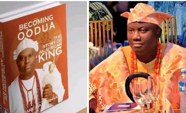 Alaafin, Oba Abimbola Owoade and Babarinsa's book, Becoming and Oodua.jpeg