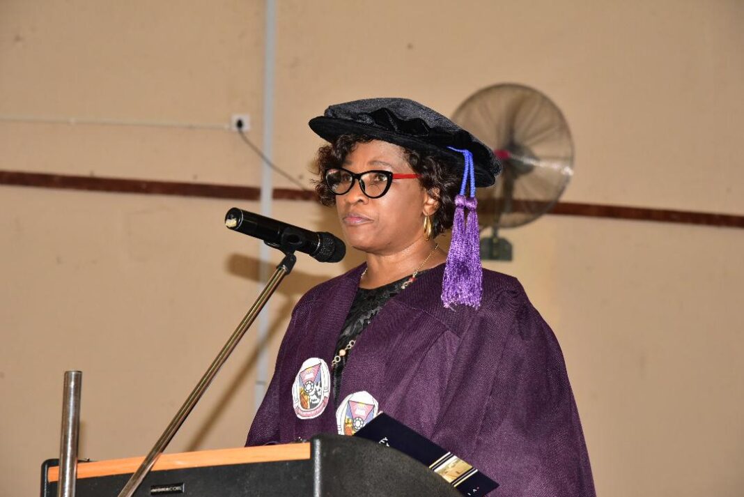 The Vice Chancellor, Professor Adenike Oladiji