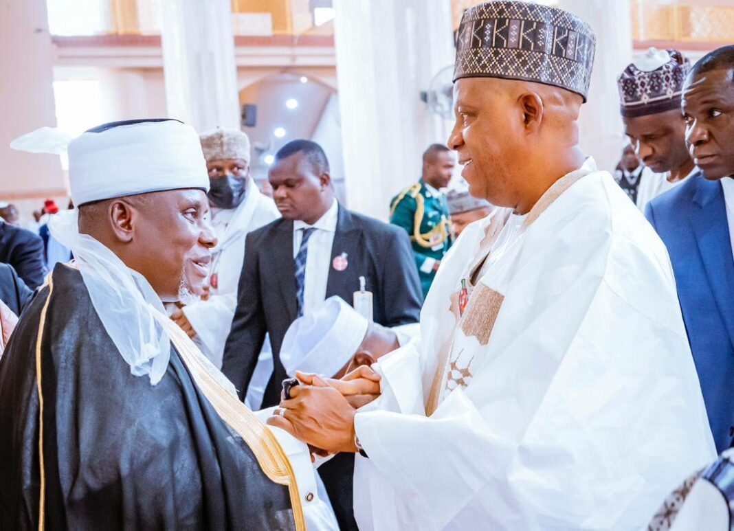 VP Shettima at the prayer venue