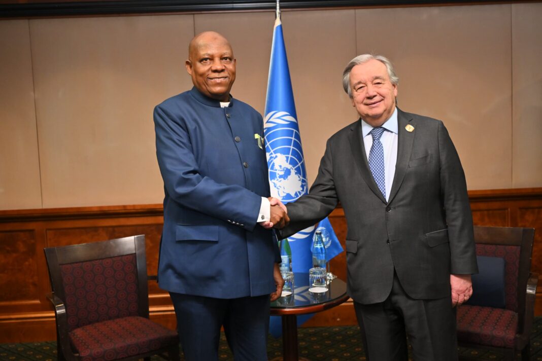  António Guterres during a high-level bilateral meeting with Vice President Kashim Shettima on the sidelines of the 39th African Union (AU) Summit in Addis Ababa, Ethiopia.2