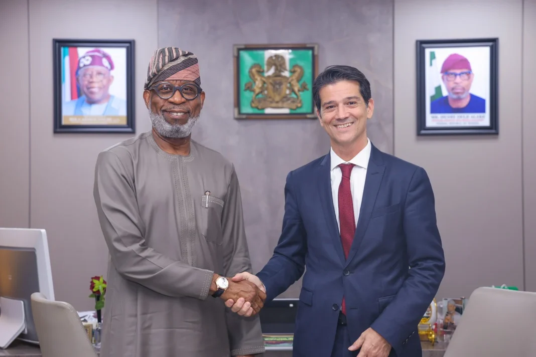 Dr Dele Alake and Canadian High Commissioner to Nigeria, H.E Pasquale Salvaggio2