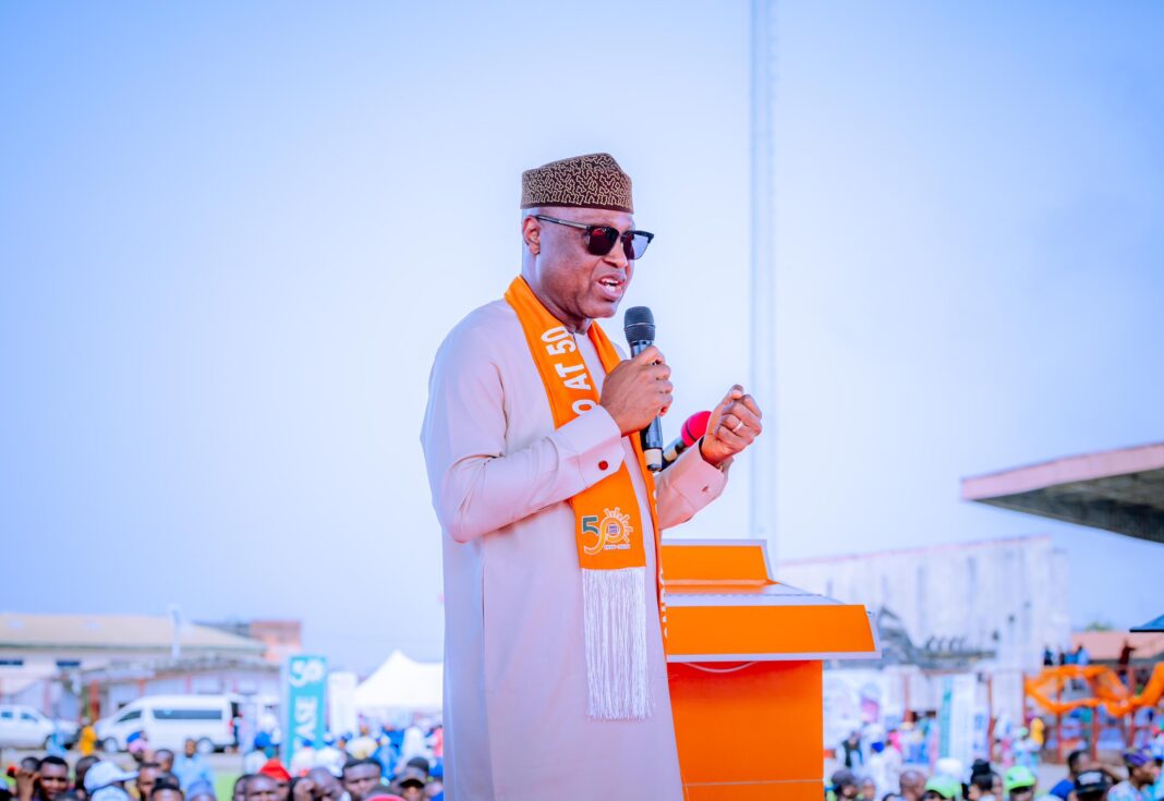 Governor Oyebanji speaking in Akure