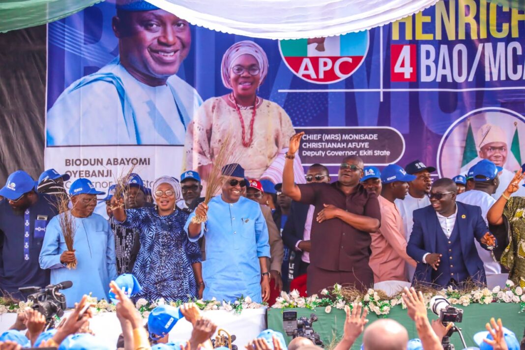 Oyebanji, Fayose and other party leaders