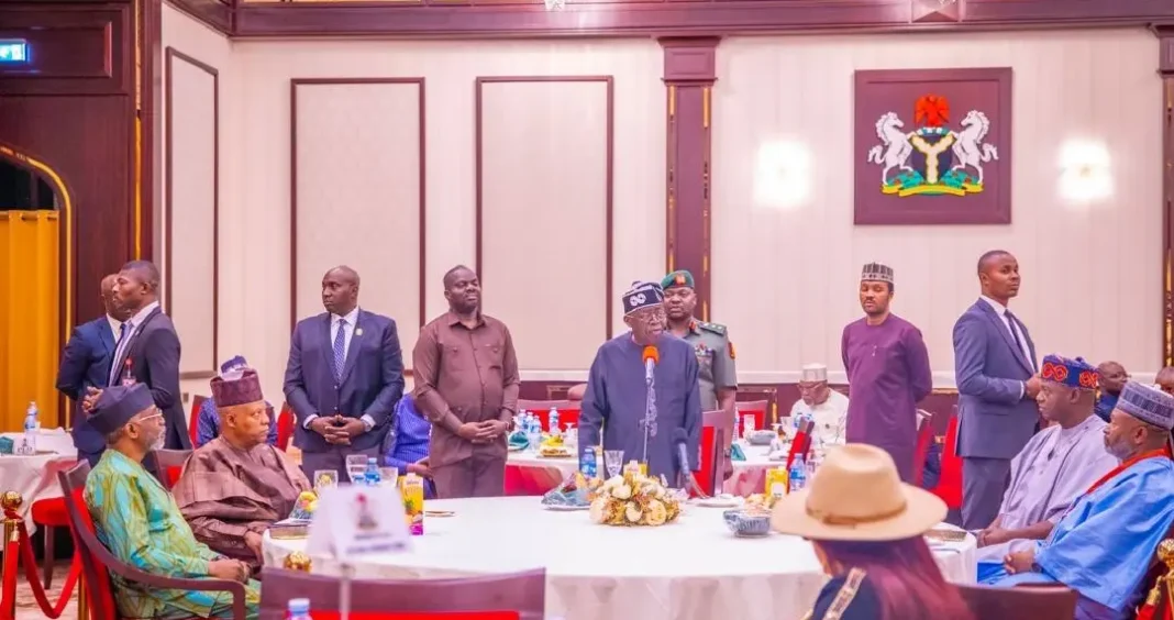President Tinubu and the Leaders of Political Parties in Abuja on Wednesday 11 March 2026