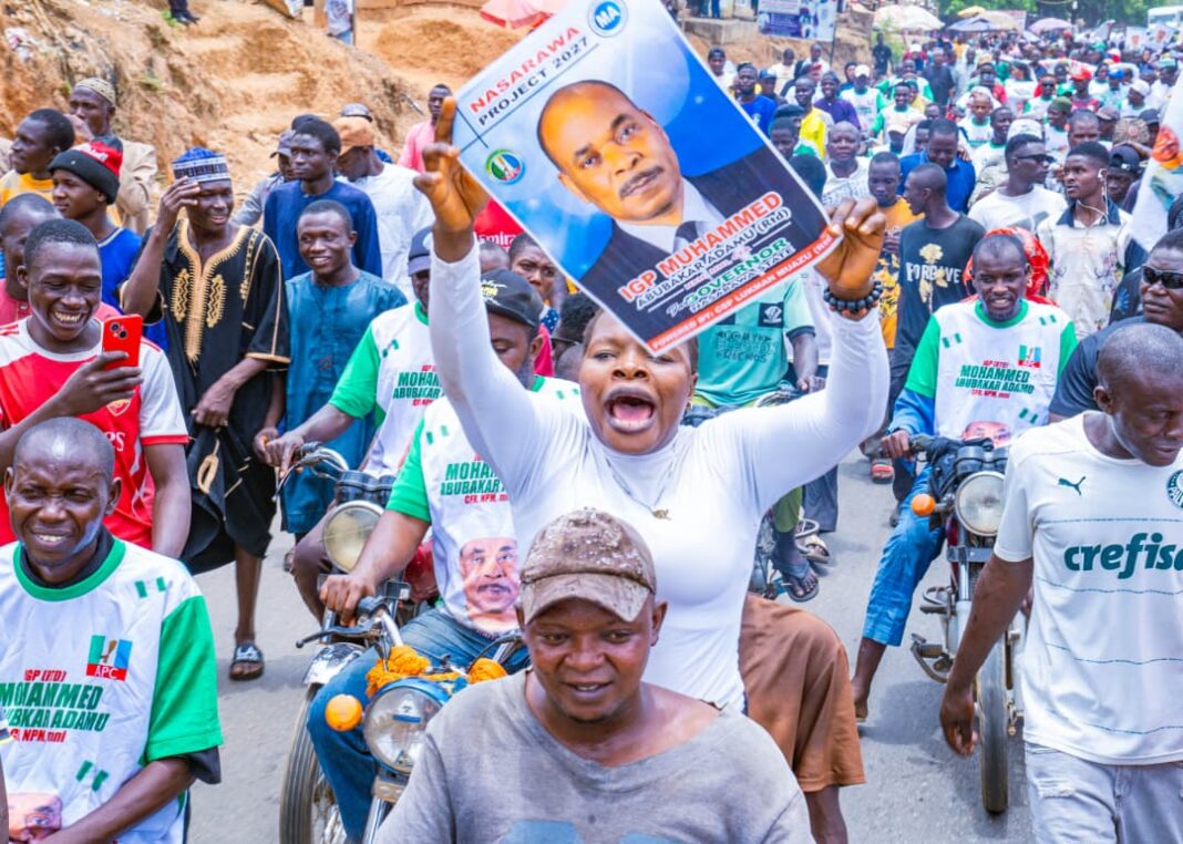 Cross section of APC supporters at the rally in Keffi, Nasarawa State capital on Monday3