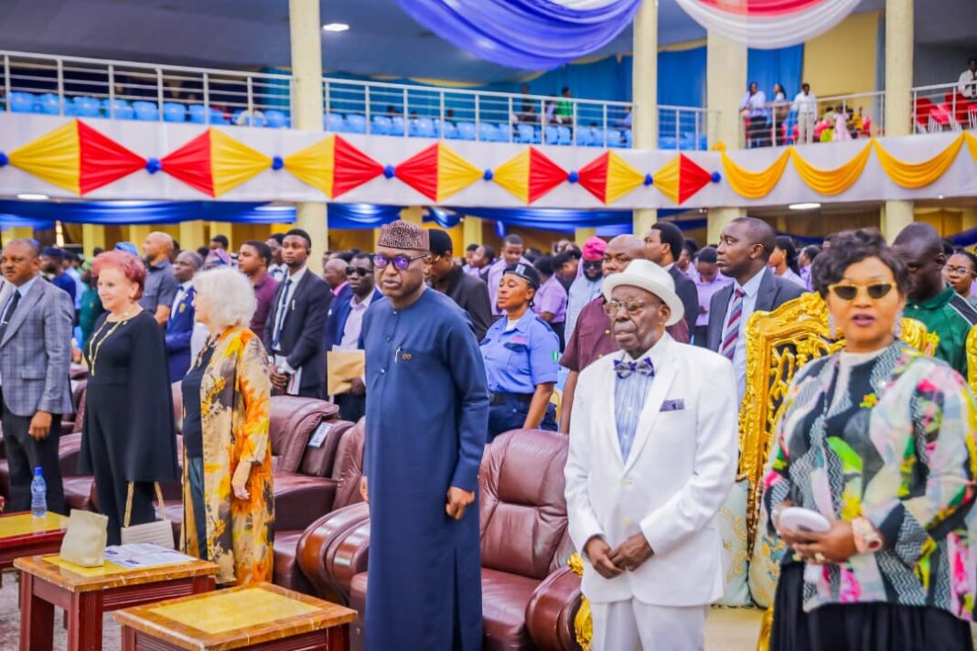 Governor Oyebanji, Aare Babalola and others at the lecture