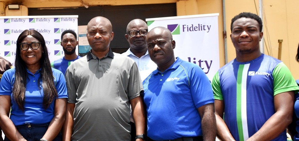 L-R: Team Lead, Corporate Social Responsibility (CSR), Fidelity Bank Plc, Victoria Abuka; Deputy Controller of Corrections, Enugu Maximum Security Custodial Centre, Dr. Sunday Igwe; Team Lead, Human Resources and Business Partner, East & South, Fidelity Bank Plc, Osayi Uwumarongie; and President, Legacy Inductees Class of 2026, Fidelity Bank Plc, Darlington Okereke; during Fidelity Bank’s donation of food and essential items to Enugu Maximum Security Custodial Centre, in Enugu State recently.