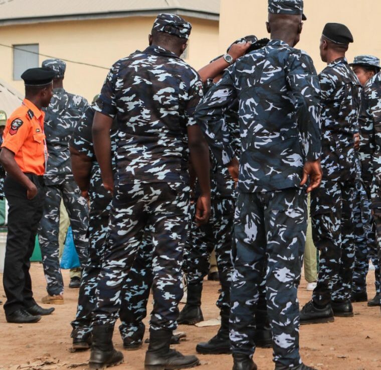 Policemen in Nigeria