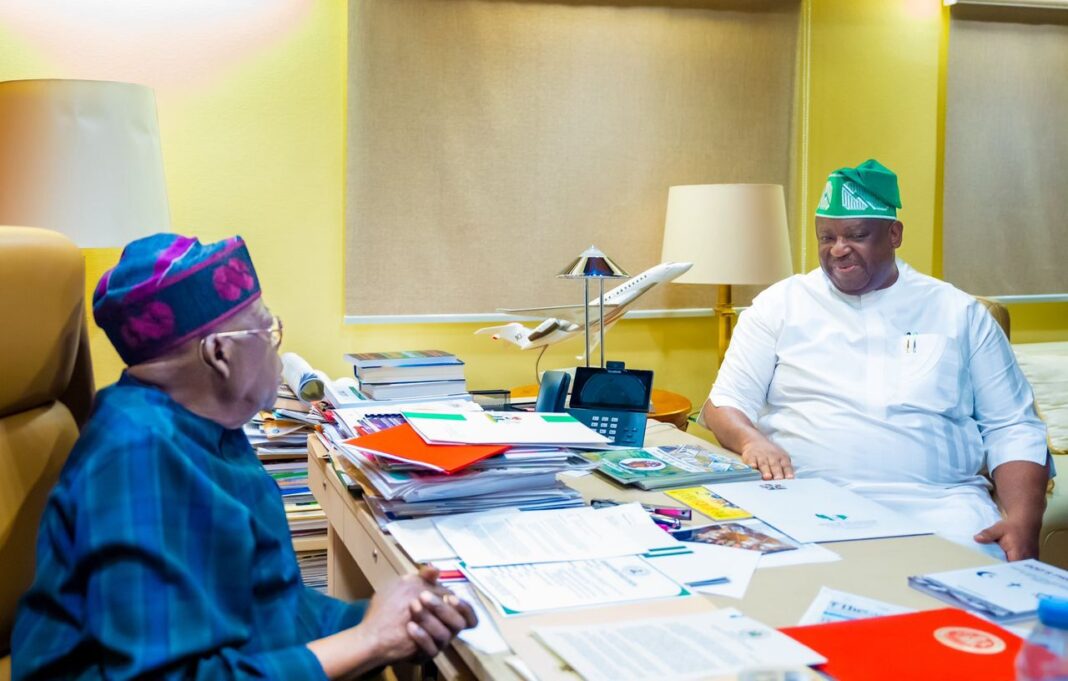 President Tinubu and Governor Caleb Mutfwang