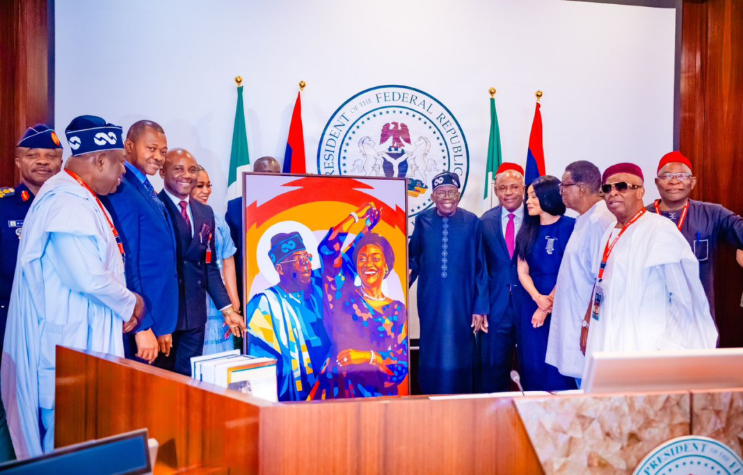 Presient Tinubu received Governor Mbah and Enugu political leaders in Aso Rock