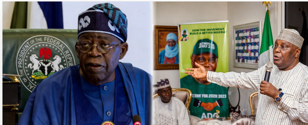 Prsident Bola Tinubu and former Vice President Atiku Abubakar