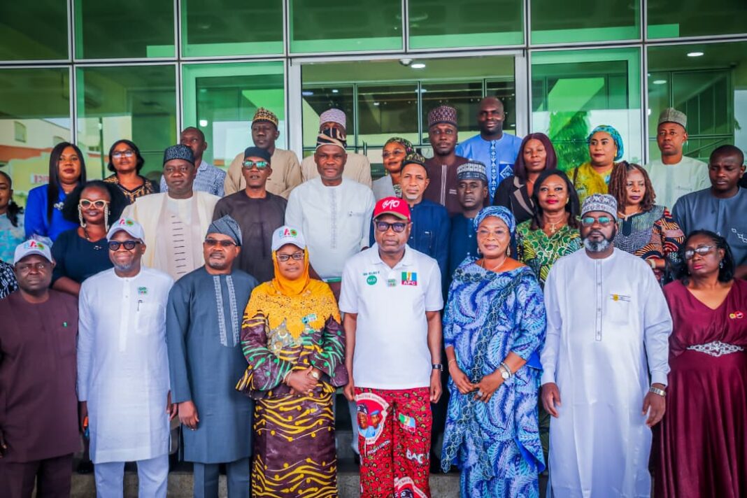 Governor Oyebanji received a team from the Revenue Mobilization Allocation and Fiscal Commission, led by one of its federal commissioners, Hon Wumi Ogunlola