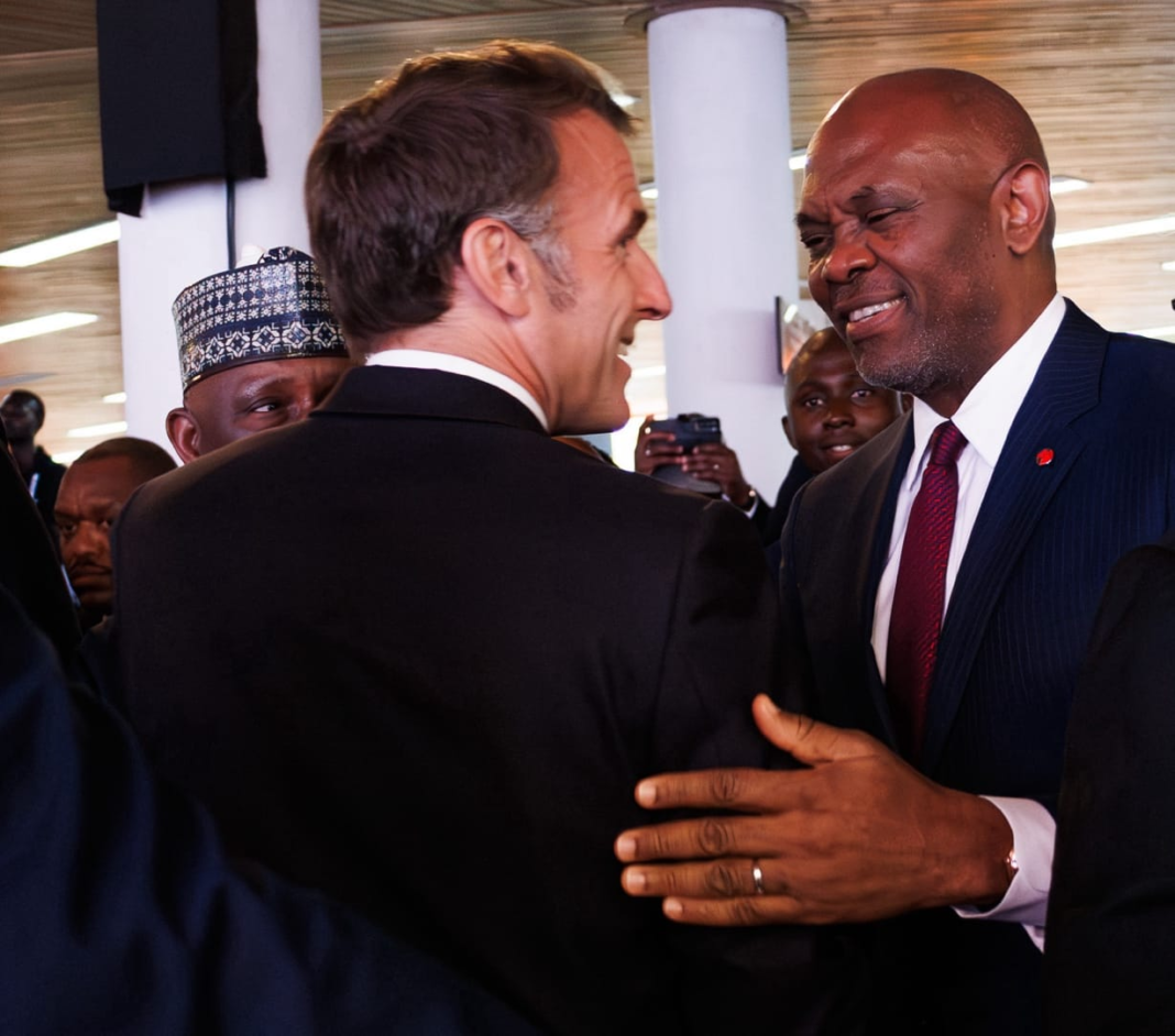 Macron and Elumelu