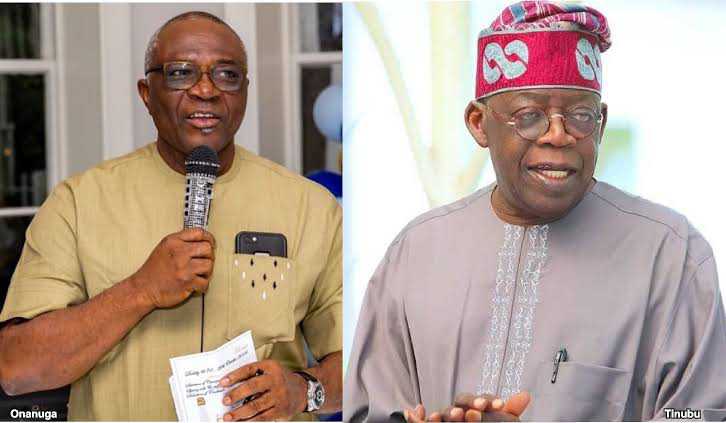 President Bola Tinubu and Mr Bayo Onanuga