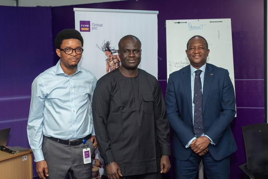 L-R: Adeola Adejokun, Head, Communications, First City Monument Bank; Chris Ihidero, Award-winning Director and Producer; and Diran Olojo, Divisional Head, Corporate Affairs, First City Monument Bank, during the Monetised Content: A Media Masterclass Presented by FCMB and BHM, in Victoria Island. Lagos on Monday, April 20, 2026.