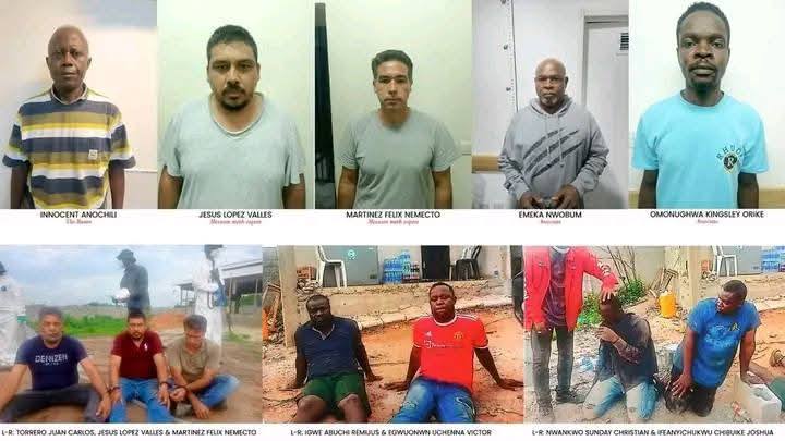 The suspects in the net of NDLEA
