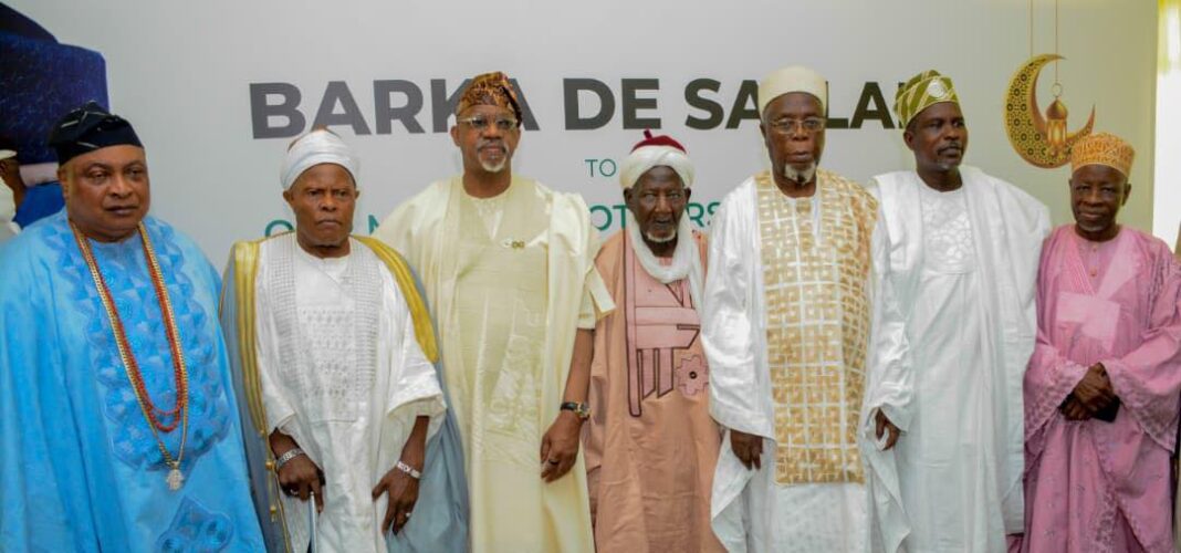 Governor Abiodun when he hosted the League of Imams and Alfas in celebration of Eid-el-Kabir.