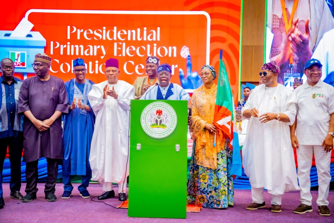 President Tinubu speaking