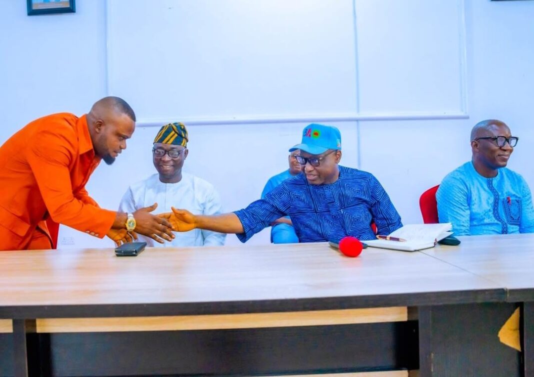 Governor Oyebanji at the meeting