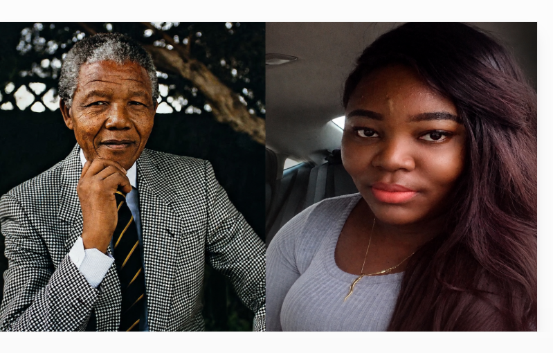 Nelson Mandela and Omoh Giwa