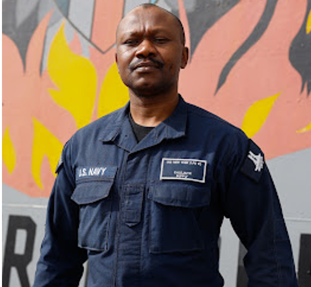 Seaman Olushola Kalejaiye. Photo by Mass Communication Specialist Seaman Melissa ArmsKelly, Fleet Public Affairs Center Norfolk